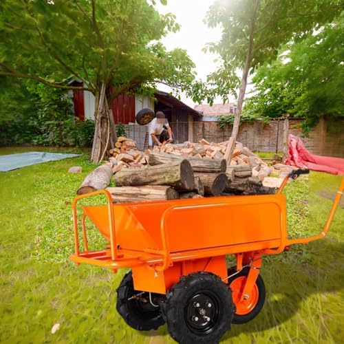 Carretilla eléctrica Coolpleasant con capacidad de 881 lbs y motor de 1500W miniatura 2