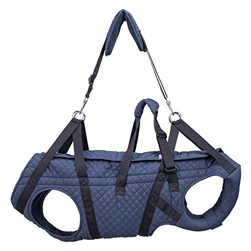 中型犬 大型犬用 介護ハーネス 3WAYケアハーネス[オス・メス兼用]【9号】【ネイビー】（5836）排泄介助 歩行補助 身体をしっかりとホルードし安定した姿勢を保ちます 全身用 前足用 後ろ足用 ペット用品専門メーカーポンポリース