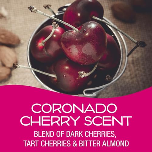 Cereza oscura y amarga en un cubo, representando la fragancia Coronado Cherry de California Scents