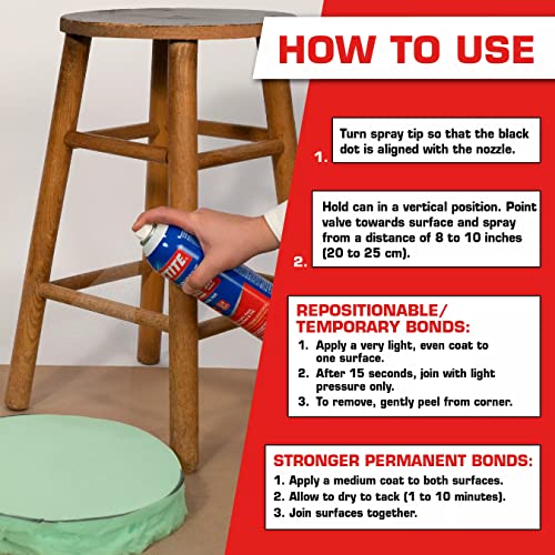 image for Loctite Spray Adhesive High Performance, 13.5 oz, Clear, 1 Pack