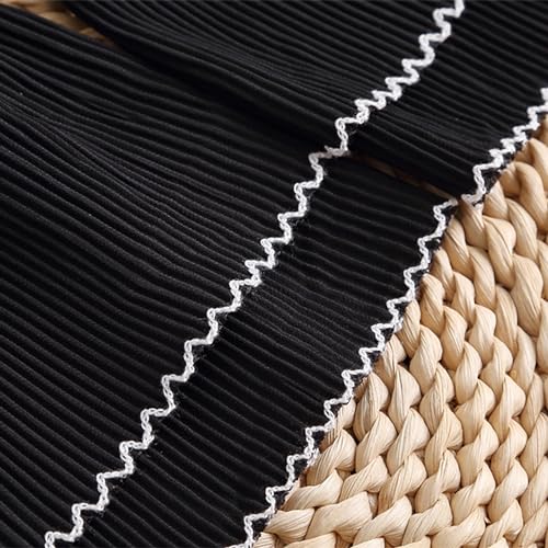 Image of Chiffon Wrist Cuffs for Women, Ruffled Pleated Fake Sleeves Elastic Detachable Hand Cuffs for Sweater Blouse Coat