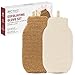 BICTIVE® Kit di 2 Guanti Esfolianti per il Corpo in Fibre Naturali. Elimina...