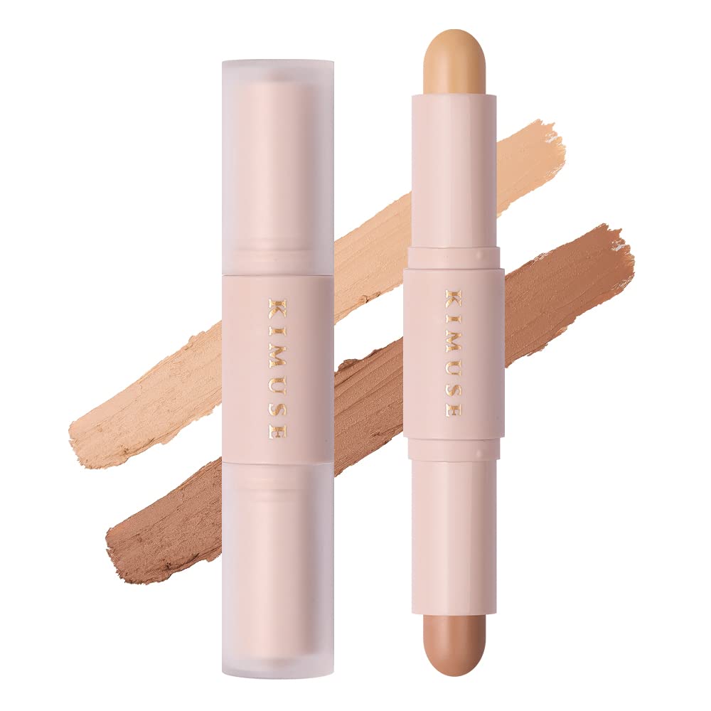 Buy KIMUSE 2Color Dual Cream Contour Stick, Highlight & Contour Bronzer