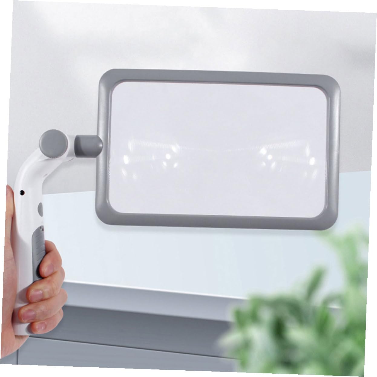 Multifunktionale Tragbare Leselupe mit 2,5-facher Vergrößerung und Verstellbarem LED Tageslicht für Senioren und Handwerk mit Robustem Abs Material