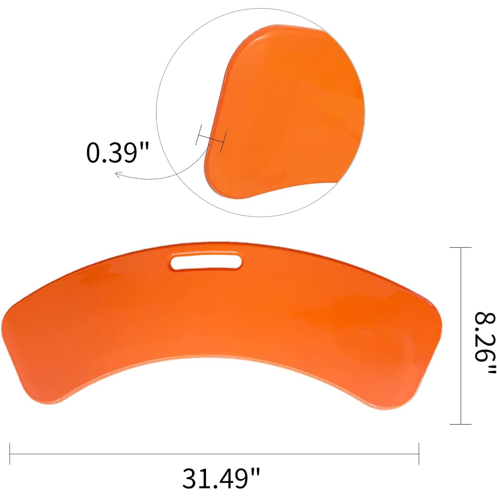 Tavola di trasferimento del paziente Ispessita, tavola di trasferimento dei vetrini con Area Antiscivolo dentata da 4,52", capacità di Peso di 330 libbre, per Il trasferimento di pazienti con parali