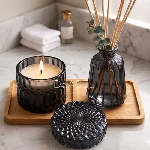 Kit Vela Aromatica com 3 itens DUADELI Mahal Noir | Vela Perfumad...