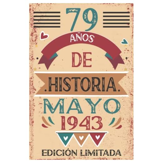 79 Años De Historia Mayo 1943: 79 años. Libro de visitas, cuaderno, 110 páginas de felicitaciones, idea de regalo, regalo Para la esposa, novia, mujer, La madre