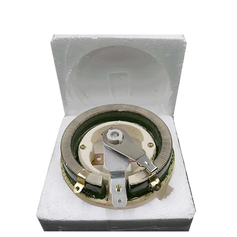 Reóstato BC1 de alta potencia de 500 W, R máx. de 50 ohmios, resistencia de alambre bobinado variable rotativa, forma de disco, resistencia ajustable, reóstato deslizante