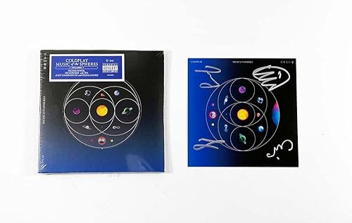 C oldplay Signed CD Cover Certified Authentic PSA/DNA COA compatible wuth coldplay