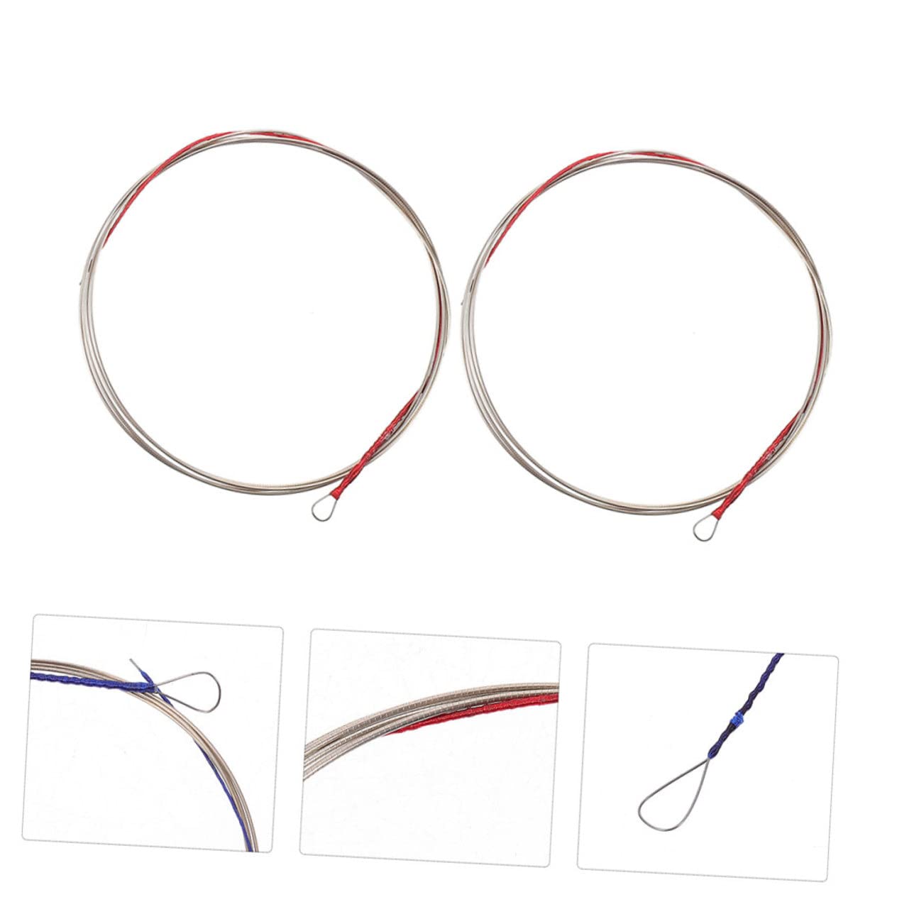 Abaodam Sets Pipa Practice String Accessories Lute Strings Chinese Lute Solid Material Excellent Sound Pcs