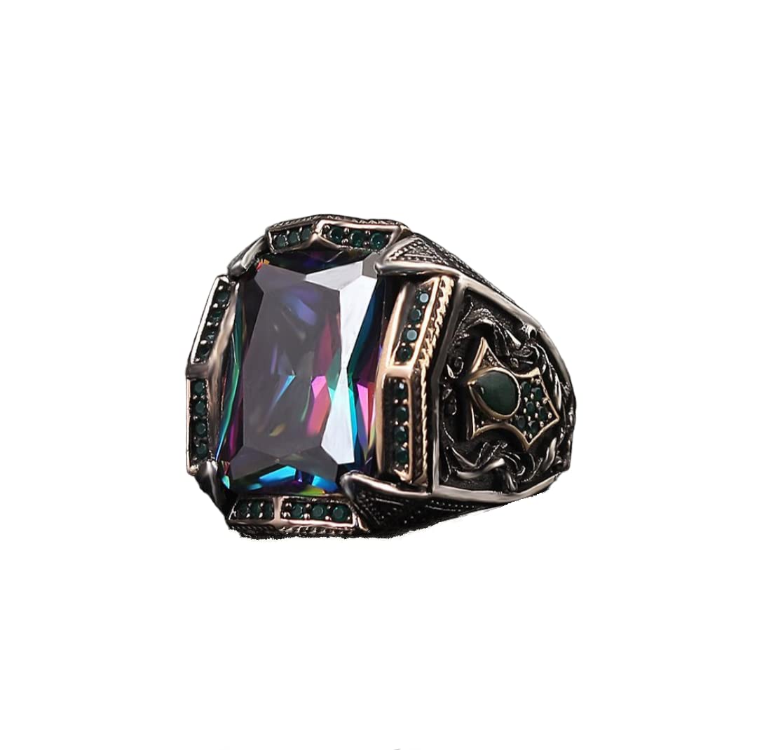 Carat Sutra RARE PRINCE Exclusive Turkish Style Ring with Alexandrite, Sterling Silver 925 Ring | Jewellery for Men| With Certificate of Authenticity and 925 HallmarkUS 4.5/IND 9-10 (B0DFYGH7XG) Amazon Price History, Amazon Price Tracker