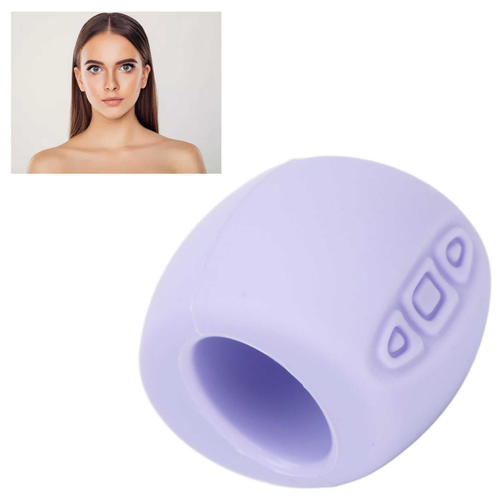 Jaw Exerciser, Double Chin Eliminator, 50LB Jaw Exerciser, Shaping Sculpting Slimming Unisex Silicone Jaw Trainer - Image 3