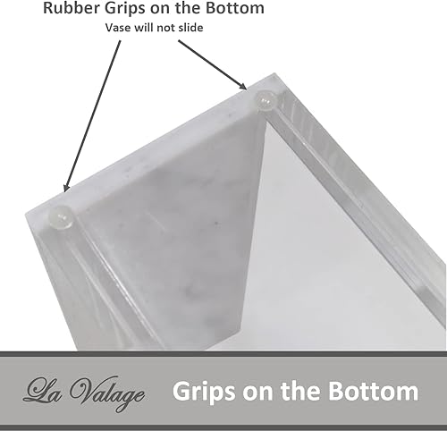 Miniatura 5 de La Valage Marco de fotos con diseño de mármol de doble cara, acrílico, para decoración del hogar, oficina, mesa de boda, centro de mesa, estante