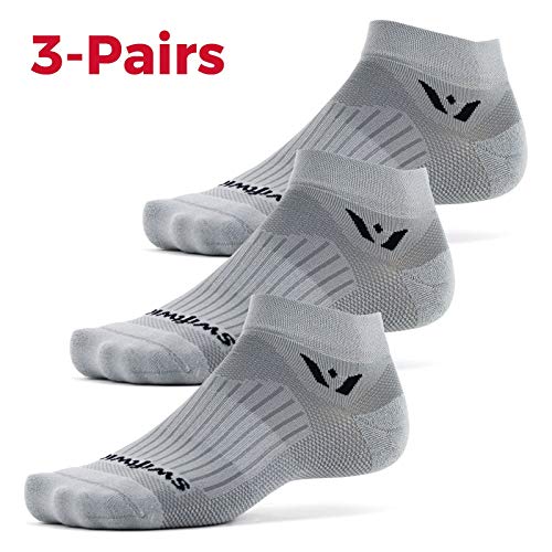 Swiftwick- ASPIRE (3 Pairs) Ankle Running & Cycling Socks, Breathable, Compression Fit2