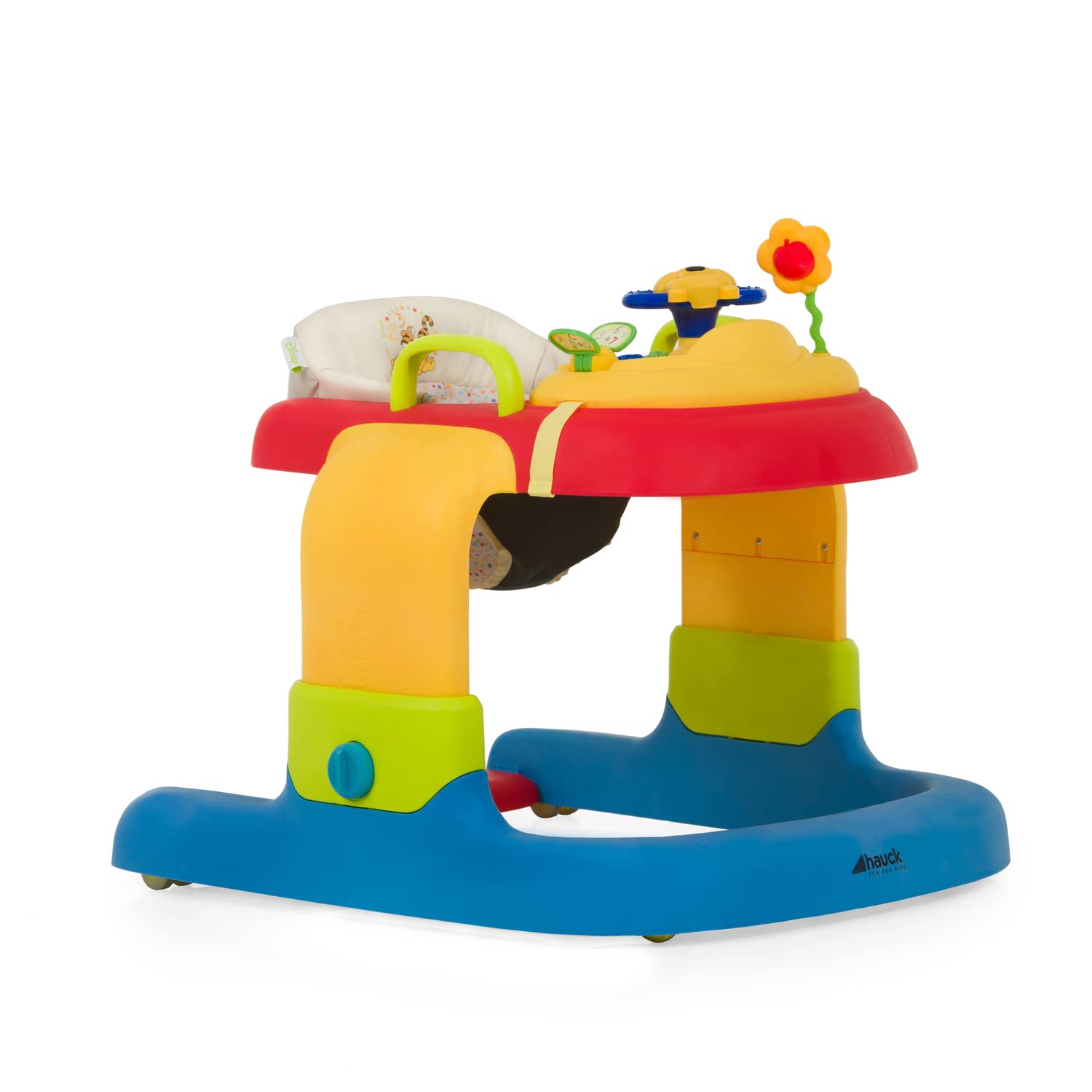 Hauck/Disney chodzik 2 w 1 Walker/od 6 miesięcy/bez chodzenia z centrum zabaw i kółkami/regulacja wysokości/Pooh Ready to Play (kolorowy)