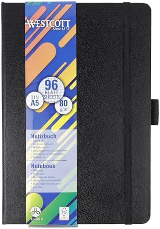 Westcott Notebook DIN A4 Squared | 192 Pages In An Elegant Hardcover - Foto 7