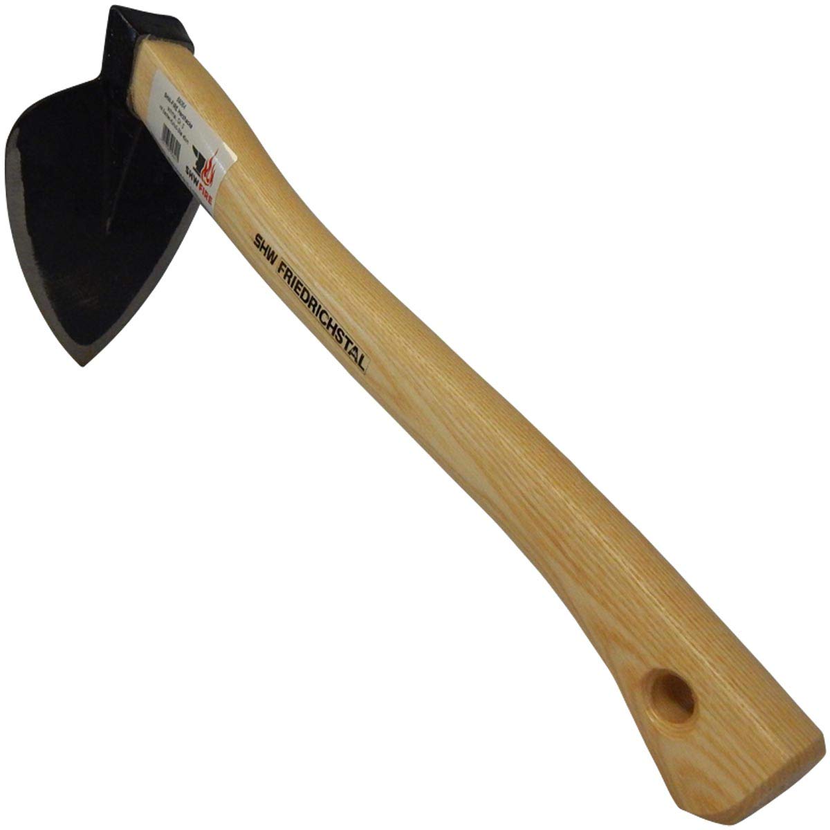 Herzhacke - Geschmiedeter Stahl, kurzer 45cm Eschenholzstiel, Ideal für Gartenarbeit von SHW-FIRE