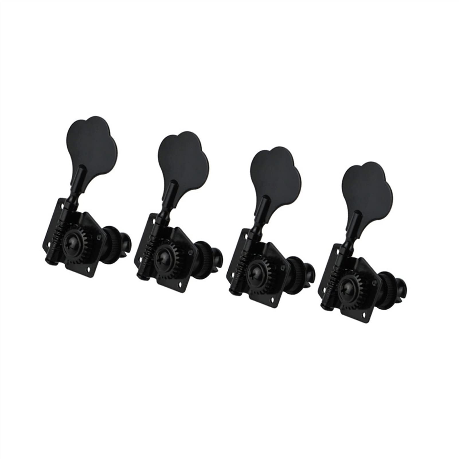 Mécanique Guitare Clés 4pcs Open Bass Machine Heads Tuners 4R Cordes Tuning Keys Pegs Black Electric Bass Parts
