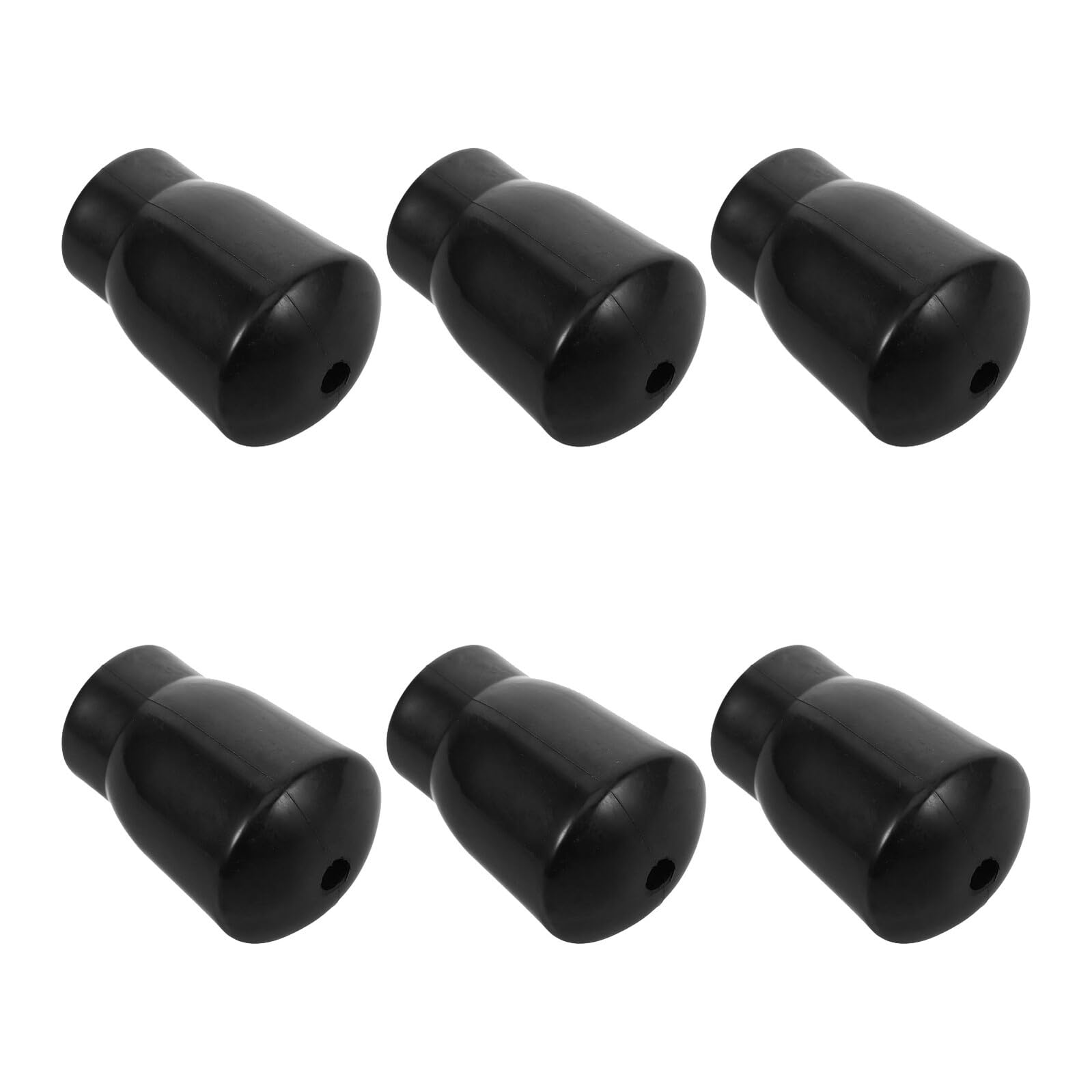 Alasum Tope Negro 6 Piezas para Hierro de Cable Equipo de Fitness