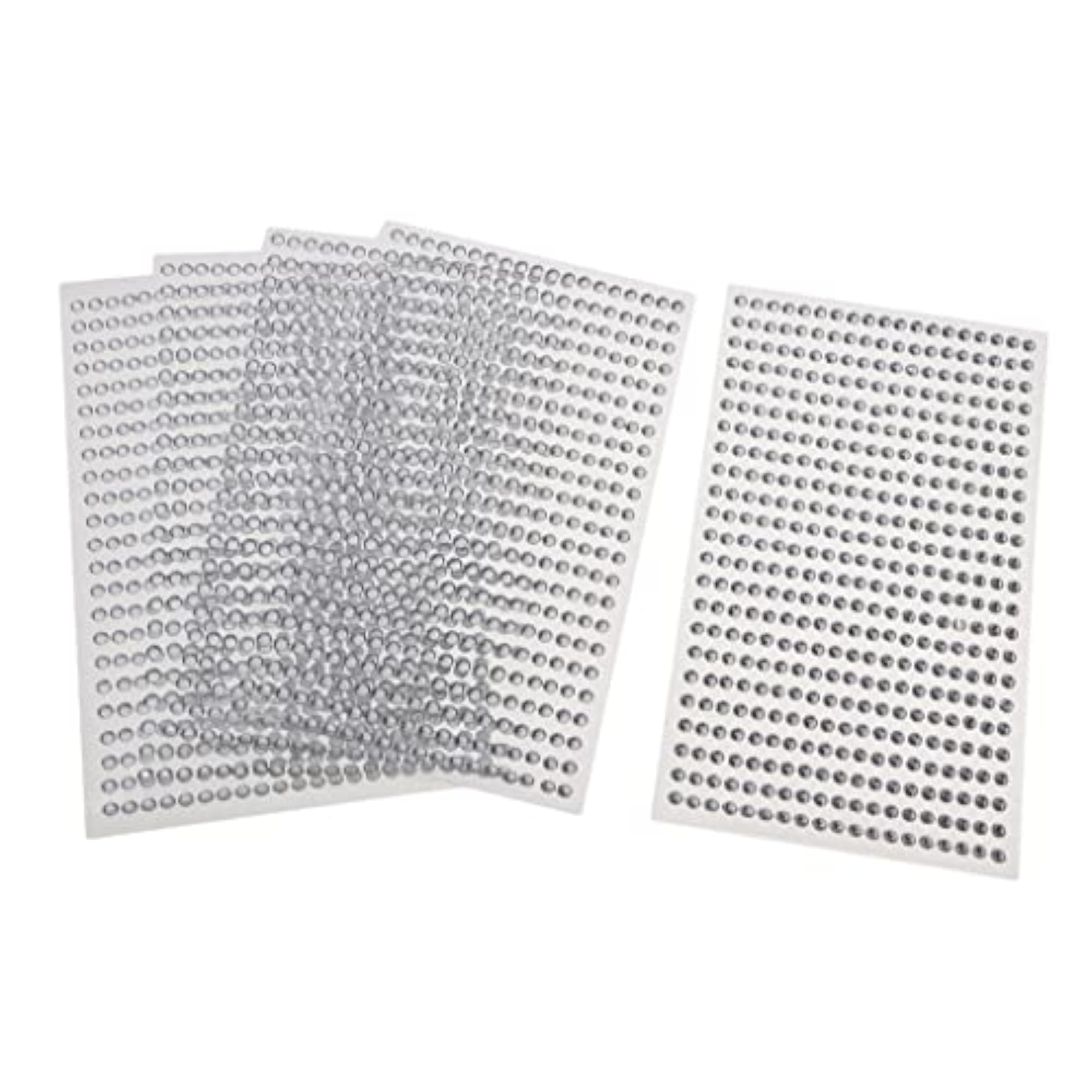 Crystal Rhinestone Self Adhesive Gem Embellishment Stickers, Clear