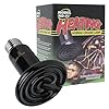 Adiwo 100W Bombilla de Ceramica Reptil，E27 Bombilla de Calor Infrarroja de Cerámica，1pcs Negro Bombillas de calefacción para Reptiles para Reptiles para Reptiles Lagartos Tortuga Serpiente