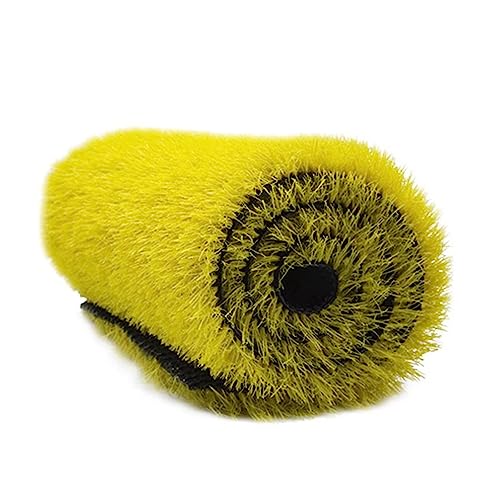 Gazon Artificiel Jaune 150x200cm Tapis Synthétique Extérieur avec Trous - 2