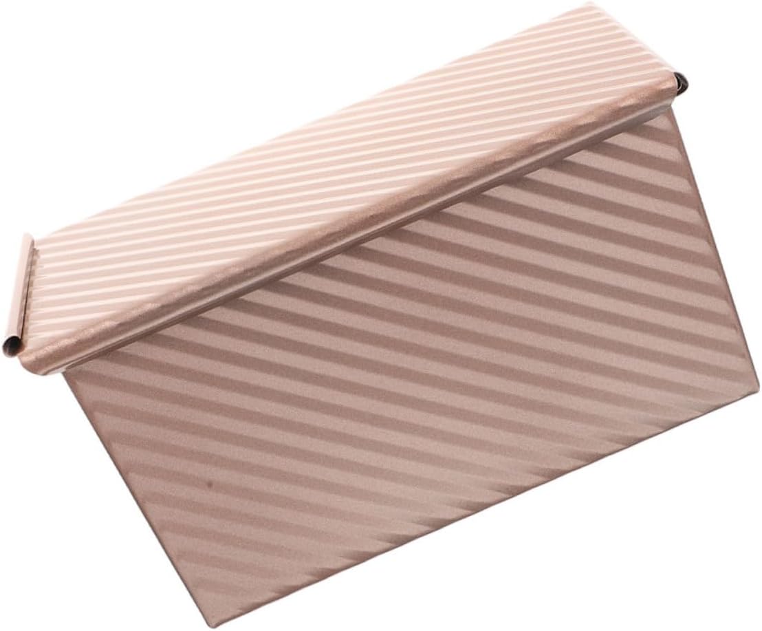Elegant Bread Tin Lid Baking Pan for Toast and Sandwiches Metal Loaf Pan Set