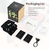 Heated Socks, Electric Heating Socks for Women and Men, Rechargeable Heated Foot Warmers with 4 Temp Modes, Winter Sock with APP Control for Outdoor Hiking Camping Ski Fishing Cycling - Image 8