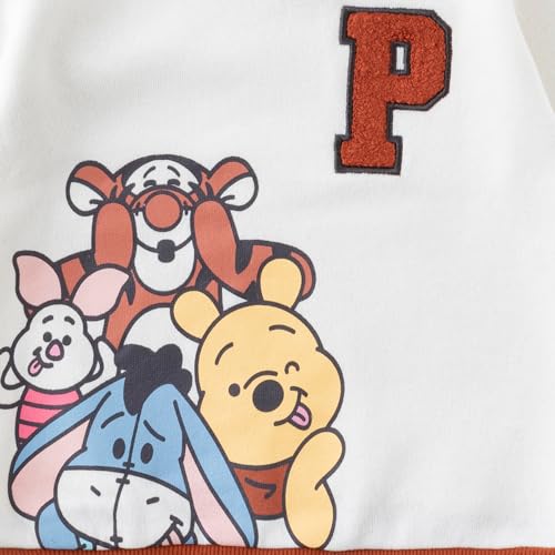 Disney Winnie The Pooh 2 Piece Baby Boys Fleece Sweatshirt and Pants Set for Infant4