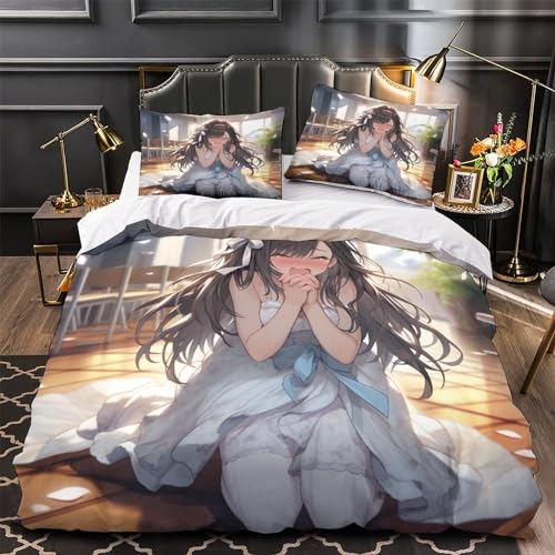 Housse de couette avec fermeture éclair en tissu microfibre - 4