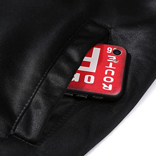 Jinda Men's Long Sleeve Sweatshirt Winter Soft Fleece Lined Full Zip Fashion Warm Plush Slim Fit Hooded Sweatshirt Black 42 #TOP3