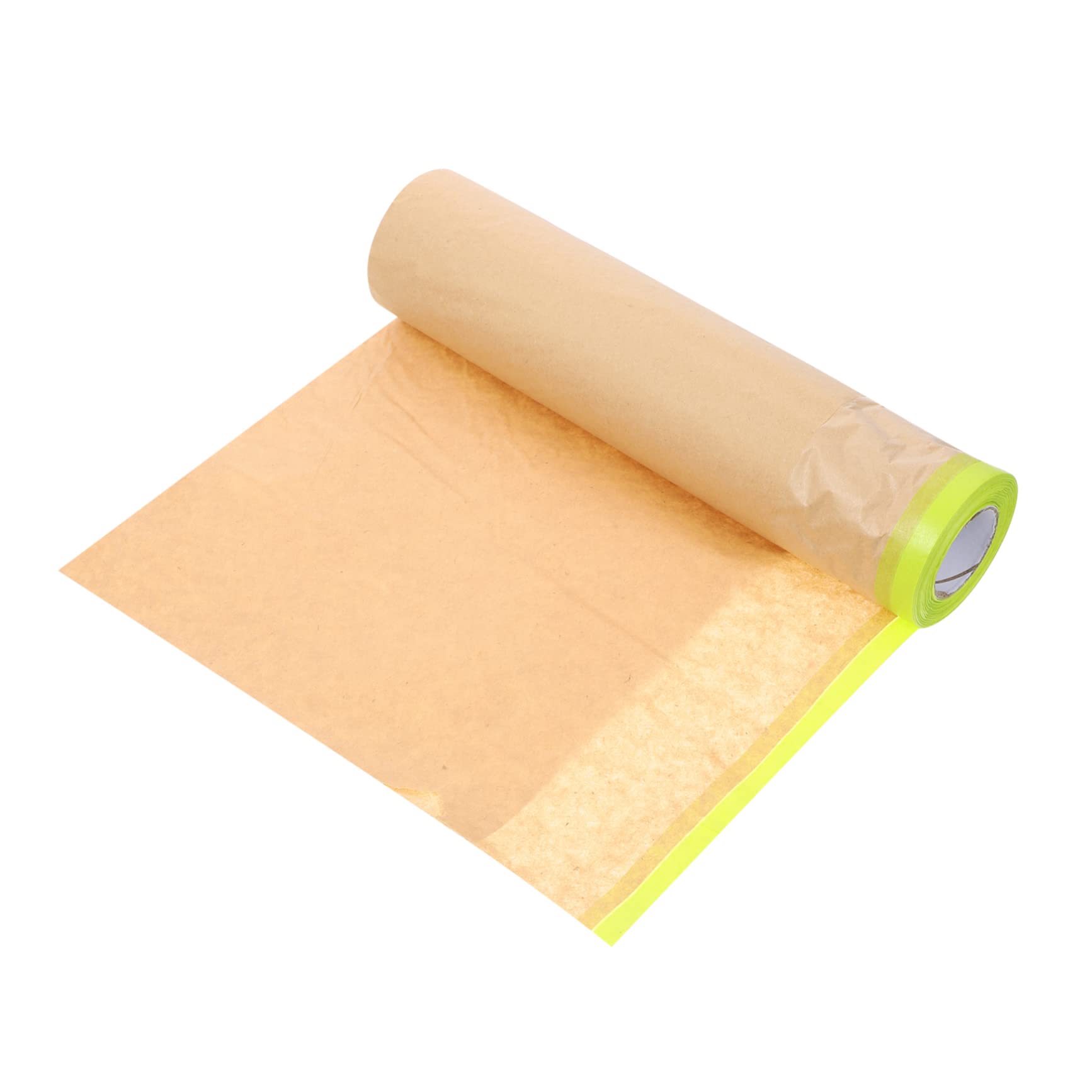 BUTIFULSIC 1 Roll Masking Paper Kraft Paper Furniture Wall Masking Covering Paper Vintage Lampshade Frame Self-Adhesive Protective Paper Washi Tape Brown Duct Tape Cloth Tape Stickers Paint