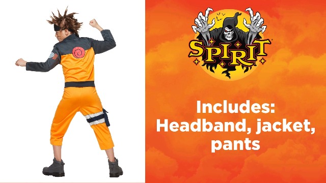 Amazon.com: Spirit Halloween Naruto Shippuden Kids Naruto Costume