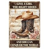 Matériau:cette plaque murale en étain est fabriquée en métal de haute qualité., poids léger, solide, recyclable, pas facile de rouiller ou de se décolorer, adapté à la décoration intérieure et extérieure.