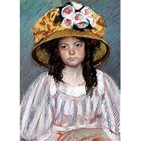 Amazon.co.jp: 15 枚の若い女の子の肖像画の油絵メアリー カサット