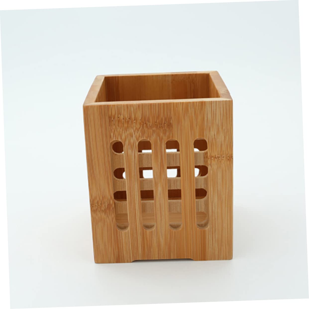 Ciieeo Cutlery Organizer Bamboo Chopsticks Holder Utensil Holder Large Kitchen Utensil Storage