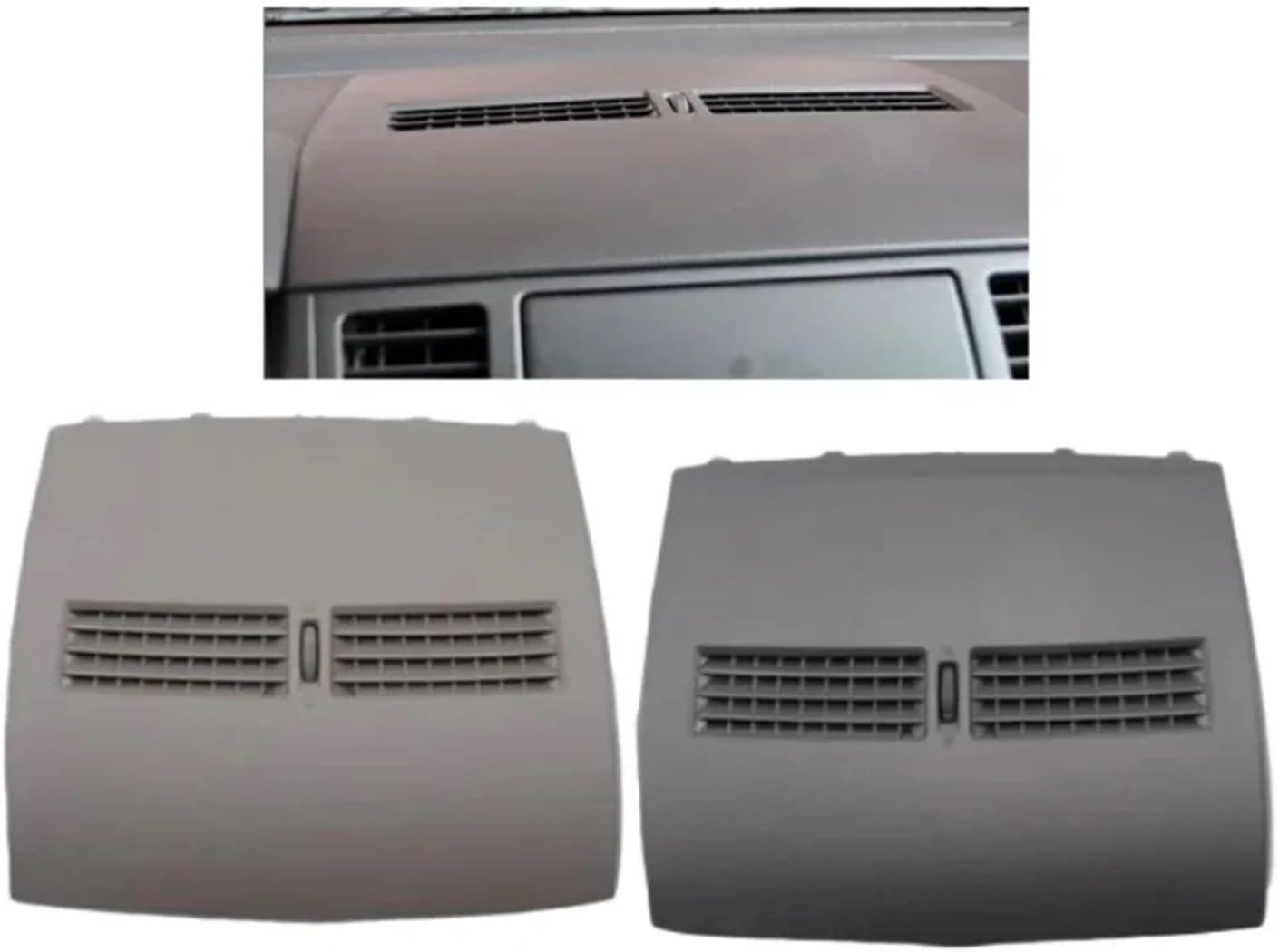 Car Finisher-Instrument Panel Cover Fit For Nissan Tiida 2005-2011 Front board Middle Conditioner Outlet Vents Cover(Single panel- left)