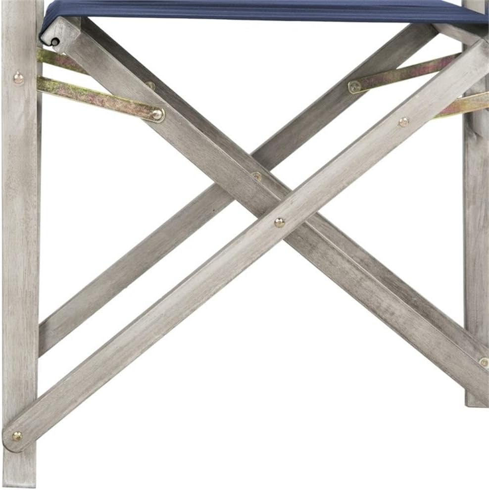 Pemberly Row Director Chair, Folding Portable Classic Design, Comfortable Indoor/Outdoor Seating, Casual Appeal for Patio, Dining Room, or Living Area