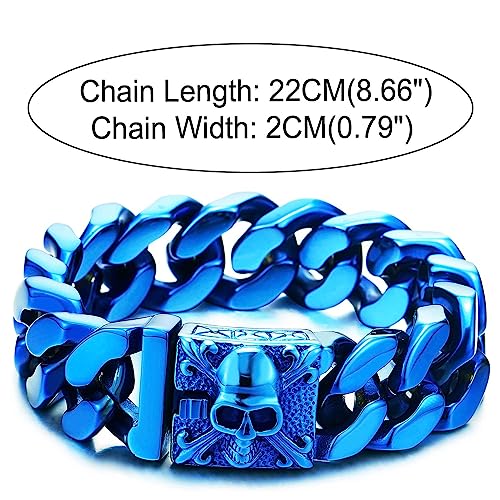 Pulsera de acero estilo vintage para hombre miniatura 5