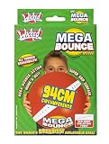 Wicked Wkmbm Mega Bounce Mini Inflatable Outdoor Ball, Red Or Blue