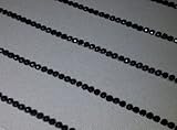 Craftbuddy US 300pcs 2mm Self Adhesive Black Diamente Crystal Strips on Gems Rhinestone Bling