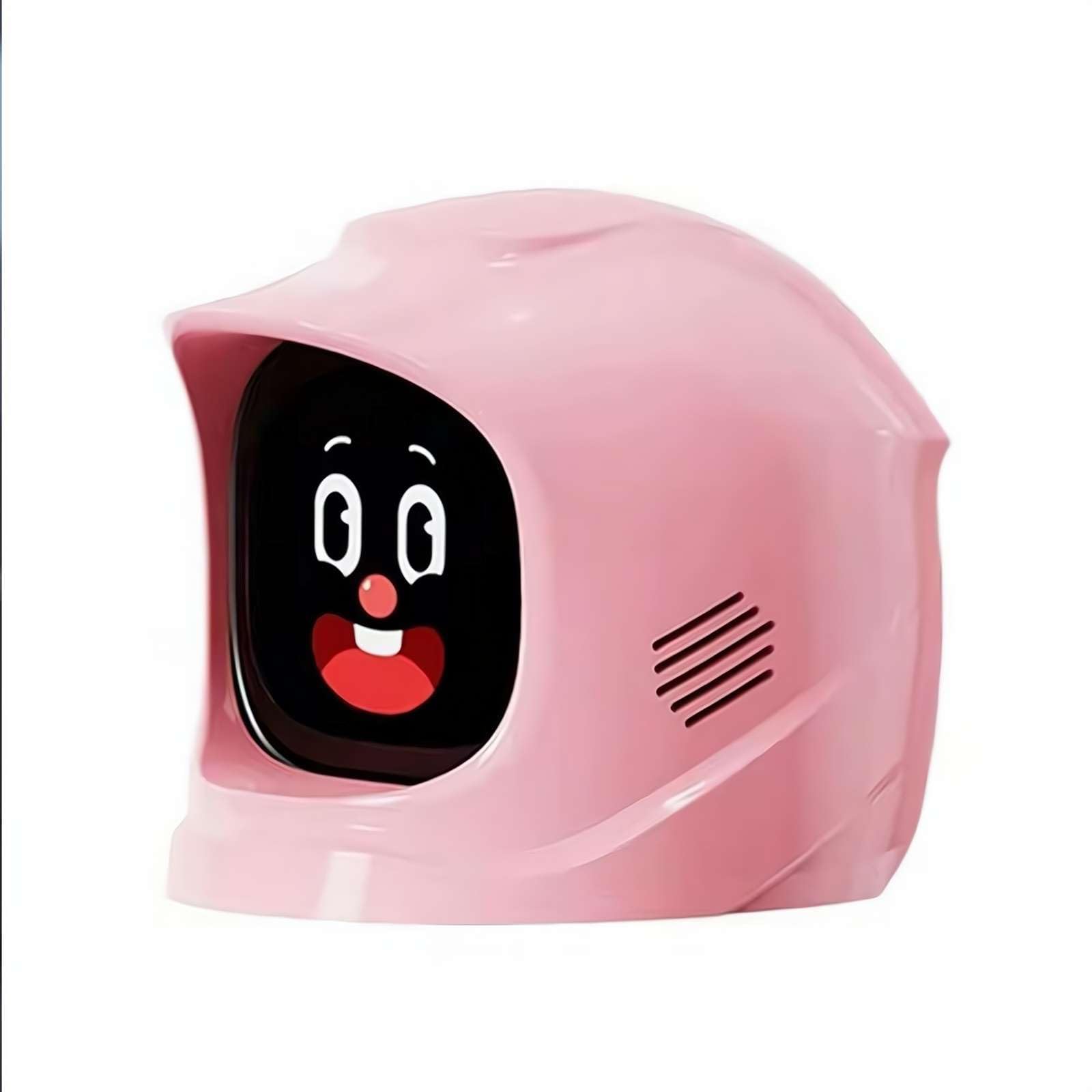 Car Robot Dashboard - Animated AI-Inspired Emotional Companion with Gyro Motion &amp; Mood Expressions, Magnetic Shell Design for Personalized Interior Style and Driving Fun (Pink)