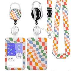 Colorful Checkered Retro Wavy