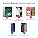 FLOVEME KFZ Handyhalterung Auto Magnet Lüftung, Universal Handyhalter Auto Zubehör mit 5 Starke Magnet 4 Metallplatten, Kompatibel für iPhone Samsung Huawei - Schwarz
