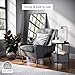 Nathan James Round Modern Side Accent or End Table for Living Room and Bedroom and Nursery Room