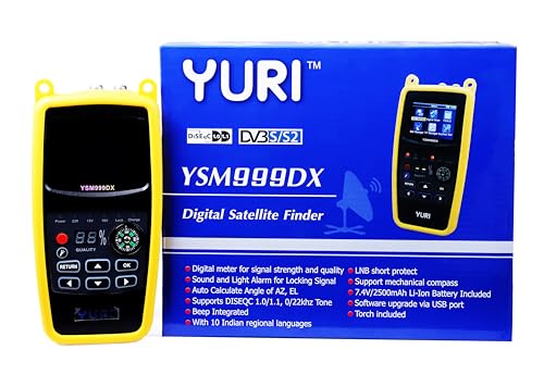 Image of Digital Satellite Finder with Inbuilt Battery SM999 Black