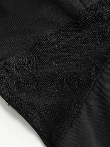 CIDER Women's Summer Semi Formal Dresses Satin Lace V Neck Spaghetti Strap Slip Midi Dress Sexy Dresses Nightgown Party3