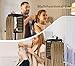 Braiding Hair Rack Hair Extension Holder,2 Sided Standing Hair Stand,Rotating Hair Braiding Stand,160 Pegs Standing Braiding Braid Rack,Wooden Braid Rack for Hair Braiding with Tray for Hair Stylist Zeifnot