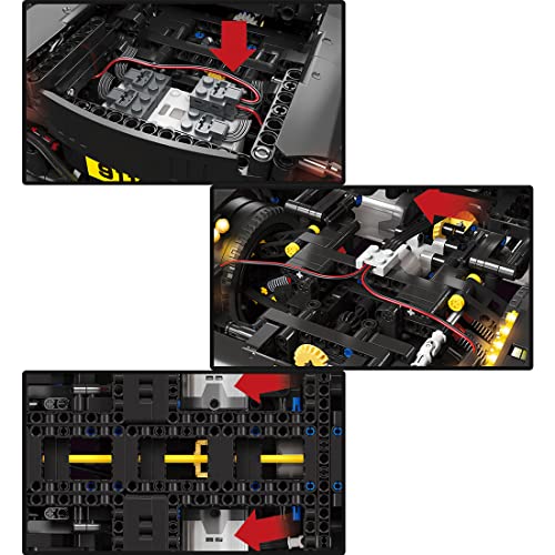 Lingxuinfo Rc Supercar Racing Car Bricks Moc Technology Sports Car Building Blocks Kit, Adult Collectible Model Cars Set (3097Pcs) #TOP3