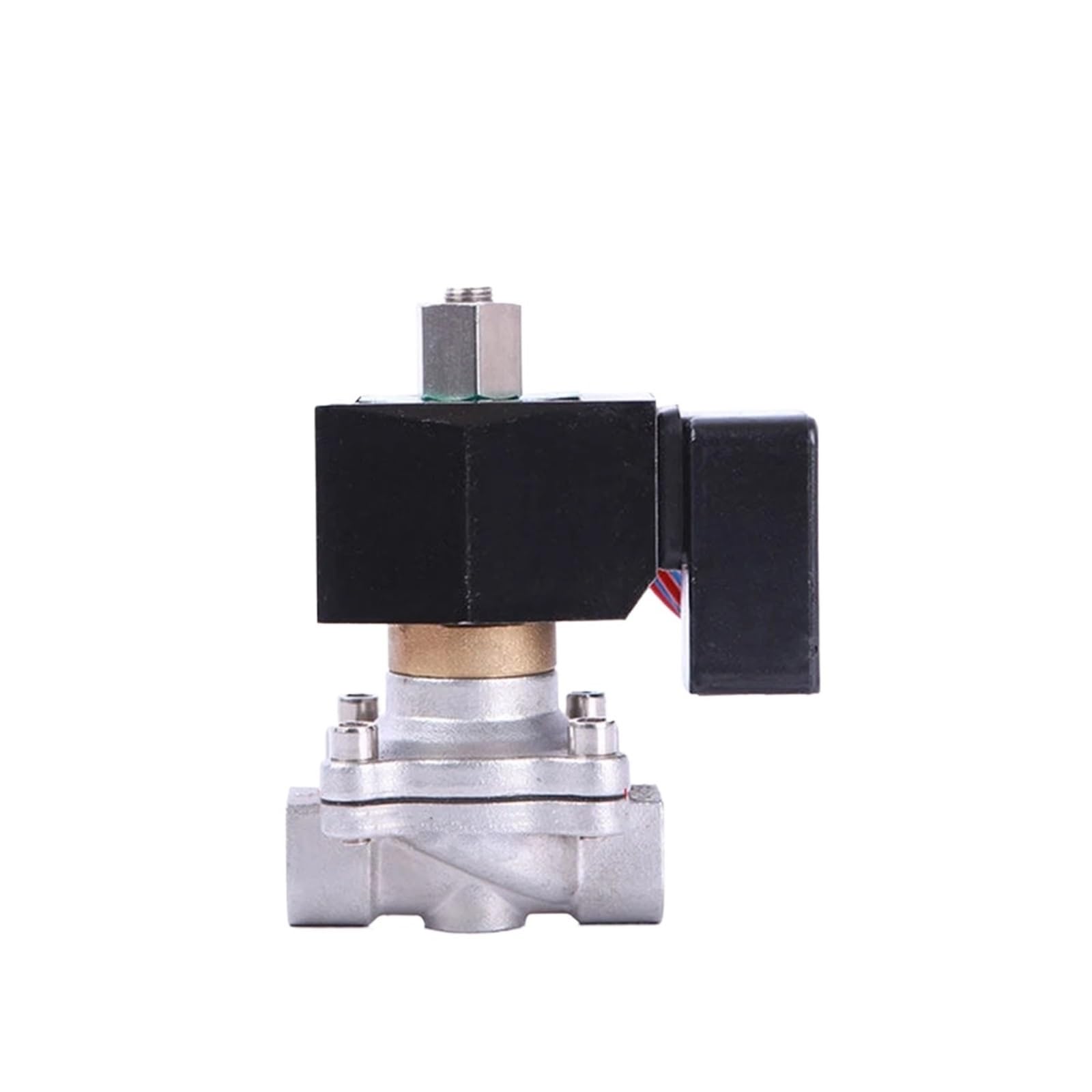 Électrovanne DN10 économie d'énergie 12V vanne inox 3/8 NO étanche IP65